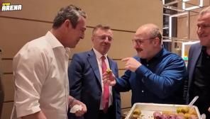 Varank ve Kasapoğlu'ndan Fenerbahçe Başkanı Ali Koç’a baklava ikramı