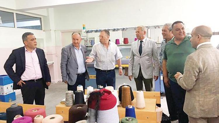 Meslek lisesinde  triko bölümü açıldı