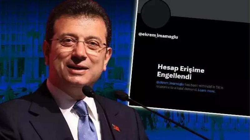 Ekrem İmamoğlu'nun X hesabına erişim engeli